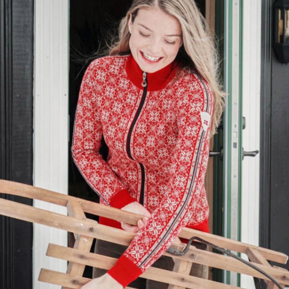 Dale Of Norway Frida Merino Wool Cardigan Sweater - Picture 1 of 5